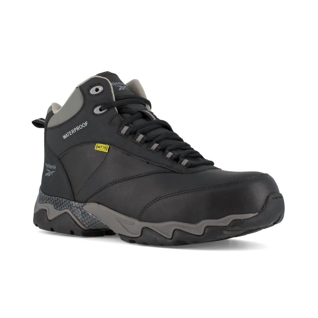 Reebok Men
s Beamer Waterproof Work Boot In Black/gray