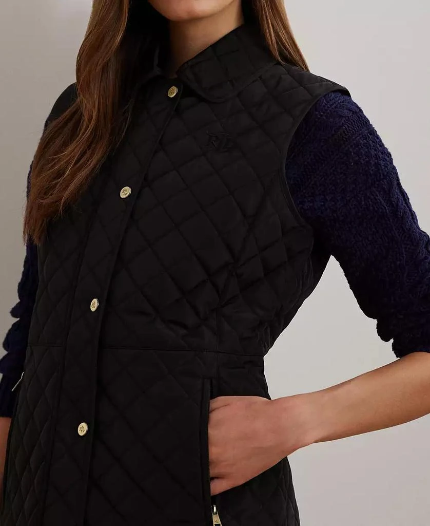 Ralph Lauren Women's Quilted Logo Vest 3