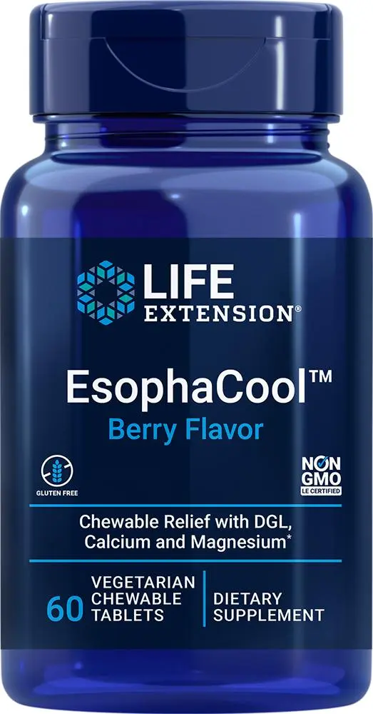 Life Extension Life Extension EsophaCool™ (Berry) (60 vegetarian chewable tablets) from Life Extension