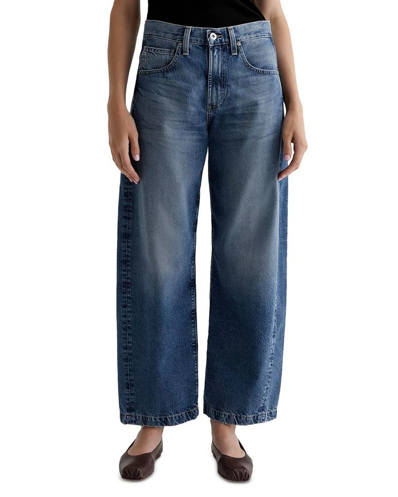 AG Hattie High Rise Barrel Leg Jeans in Bari 1