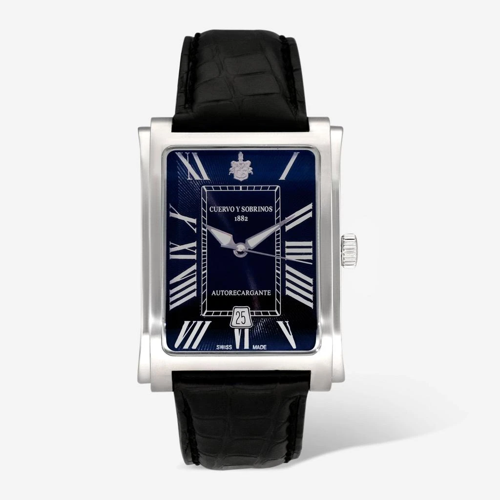CUERVO Y SOBRINOS Cuervo Y Sobrinos Prominente Clasico Stainless Steel 32 x 43mm Automatic Unisex Watch 1015.1RN 1