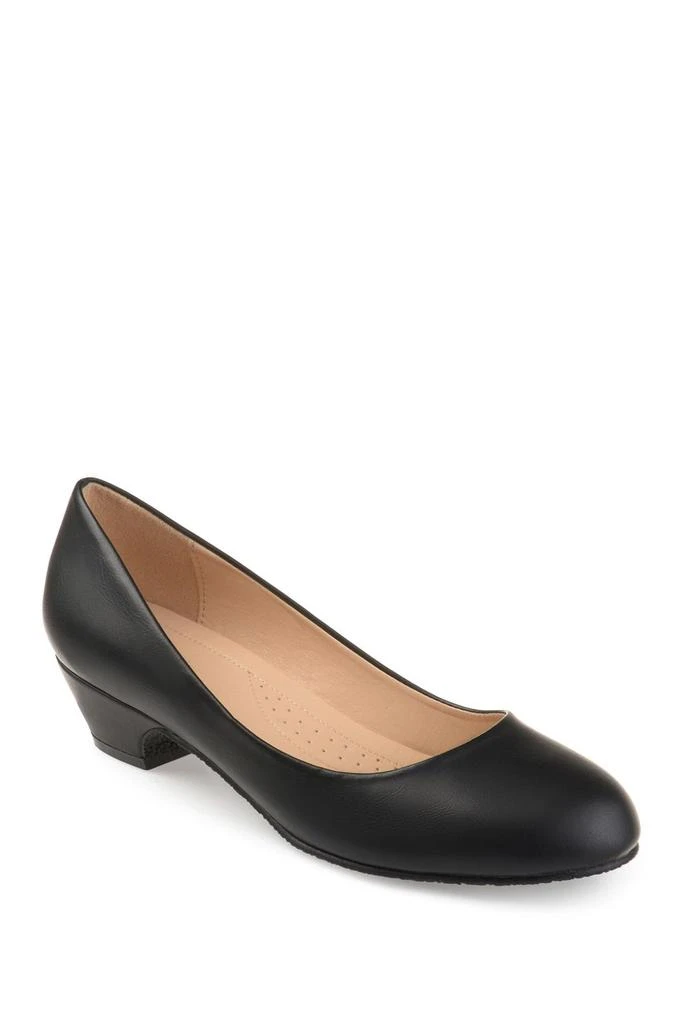 Journee Collection Saar Round Toe Pump - Narrow Width 1