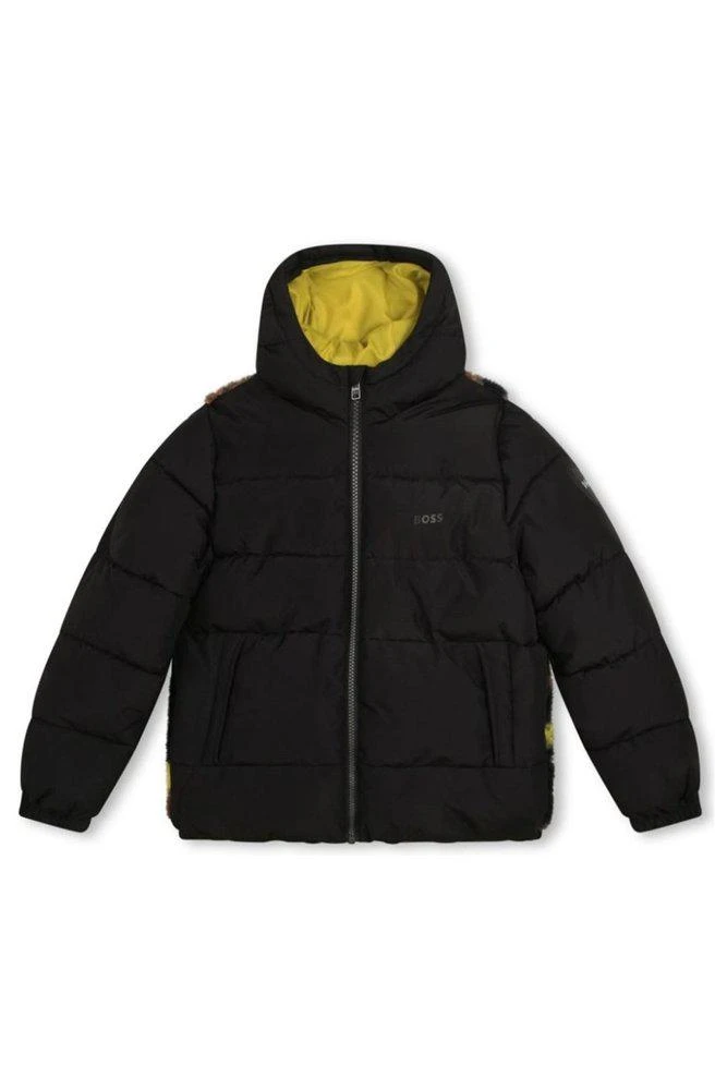 Hugo Boss Boss Hugo Boss Hooded Fleece-Panel Down Jacket