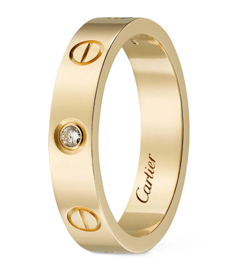 Cartier Yellow Gold and Diamond LOVE Wedding Band 4