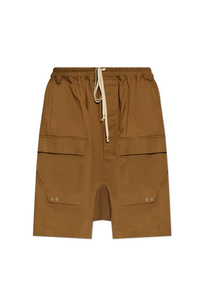 Rick Owens Rick Owens Drop-Crotch Drawstring Cargo Shorts 1