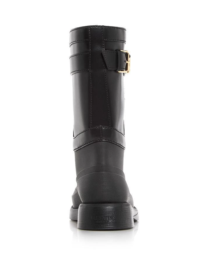 Valentino Women's Buckle Rain Boots 5