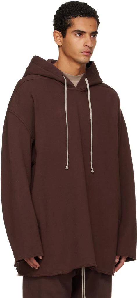 Rick Owens Burgundy Concordians Peter Hoodie 2