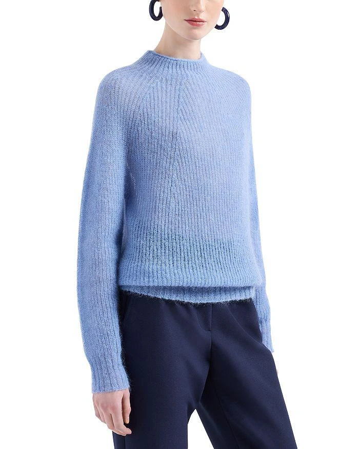 Emporio Armani Full Ribbed High Neck Sweater 1