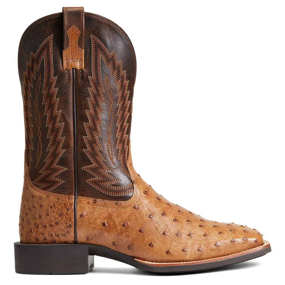 Ariat Quantum Primo Ostrich Square Toe Cowboy Boots 1