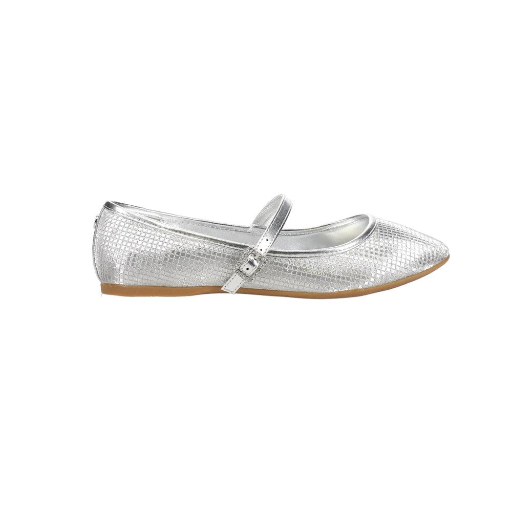 Nina Wally Metallic Rhinestone Mary Jane Ballet Flats (Little Kid-Big Kid)