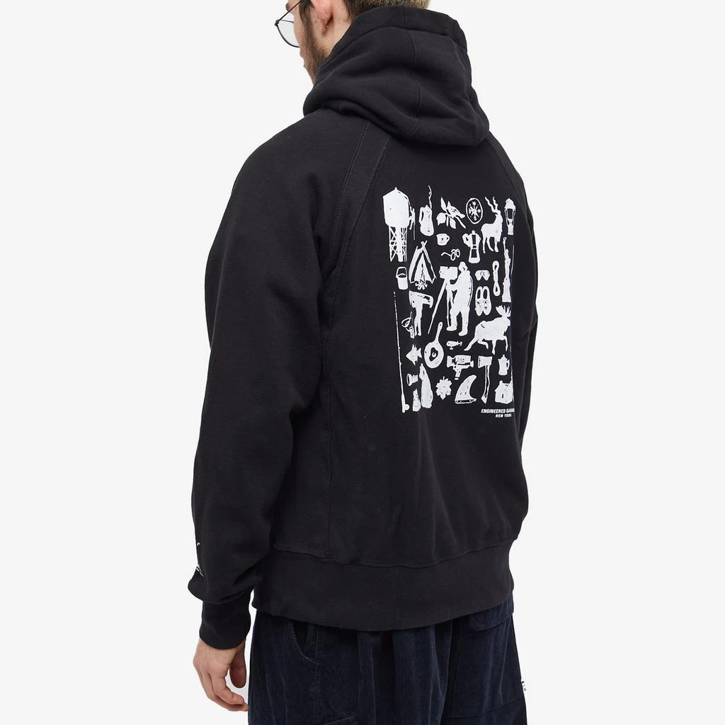 Engineered Garments Engineered Garments Raglan Fish Hoodie 3