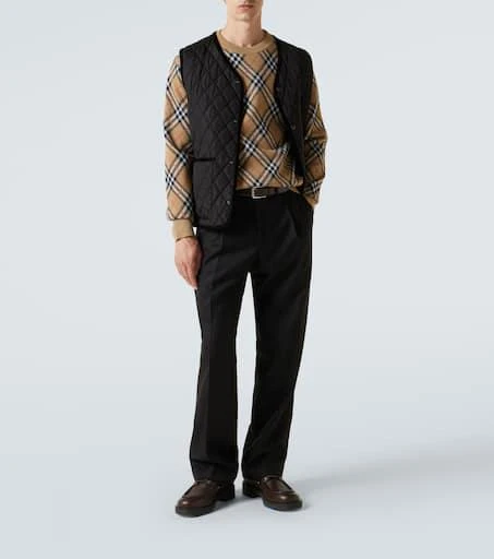 Burberry Burberry Check wool-blend sweater 2