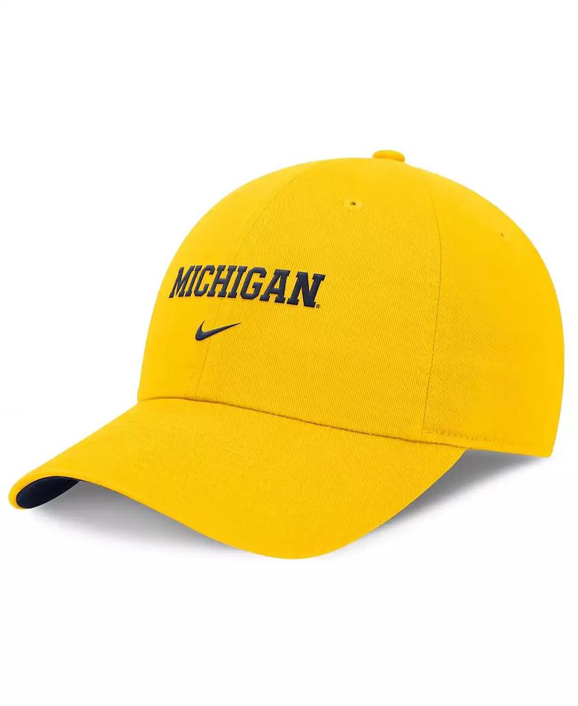 NIKE Men's Maize Michigan Wolverines Club Adjustable Hat