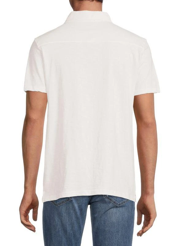 Saks Fifth Avenue Slub Short Sleeve Polo 2