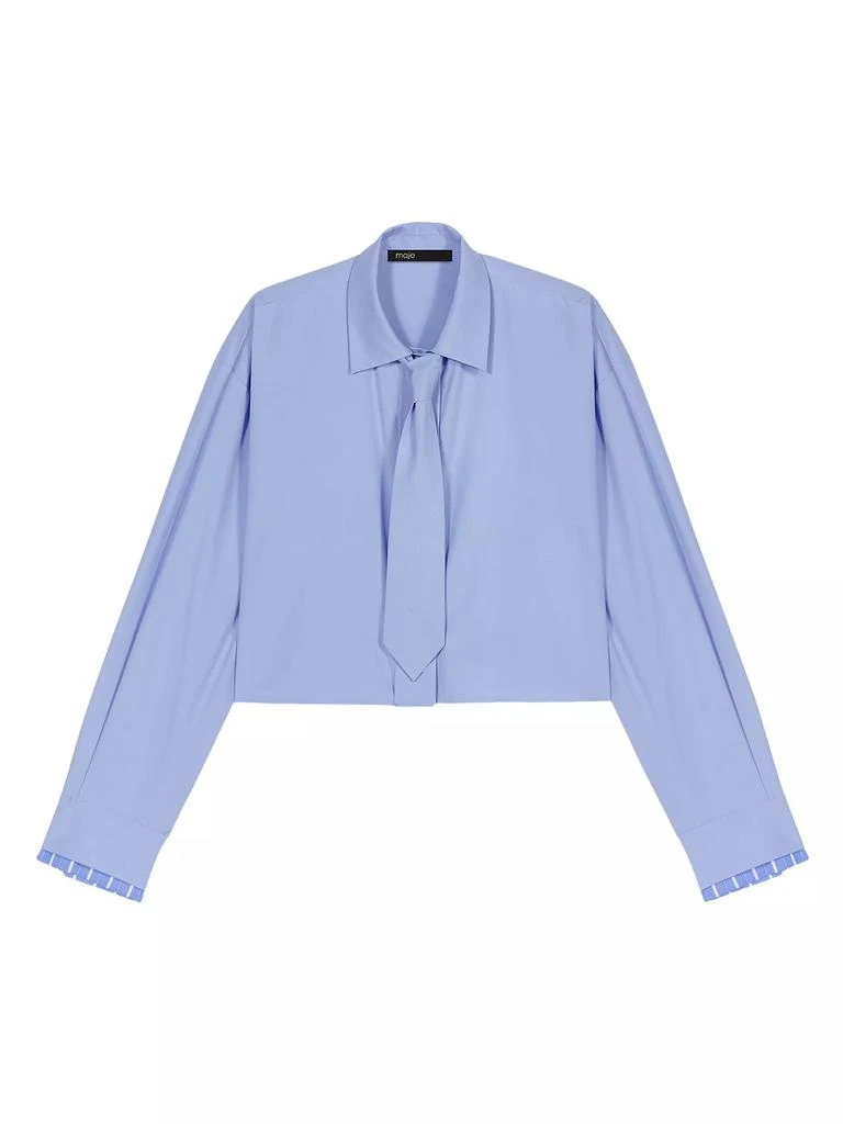 Maje Shirt with Removable Tie 1