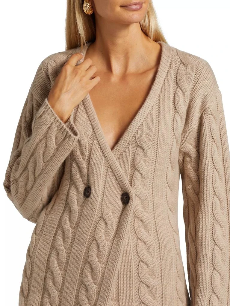 Naadam Cable-Knit Double-Breasted Cardigan 6