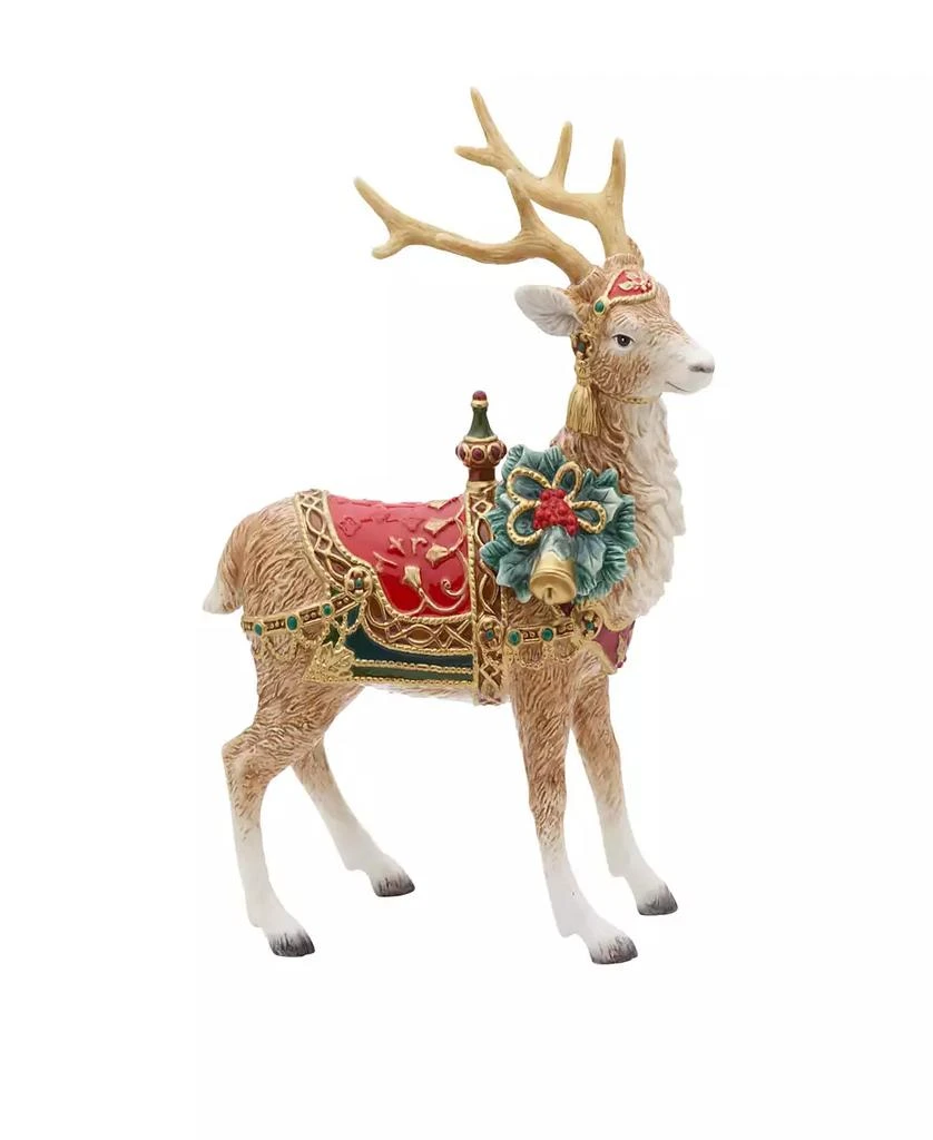 Fitz and Floyd Noel Holiday Grand Deer Figurine, 17.75-in 3