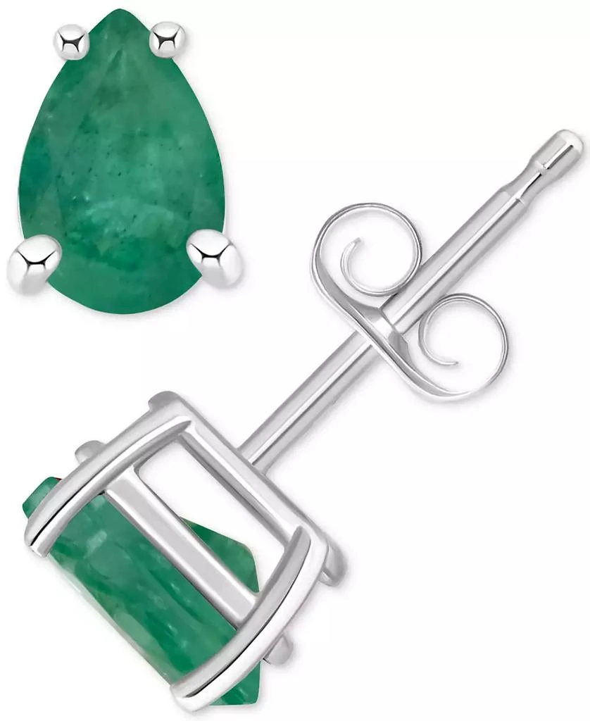 Macy
s Sapphire Stud Earrings (1 ct. t.w.) in 14k White Gold (Also in Ruby 
Emerald) 3