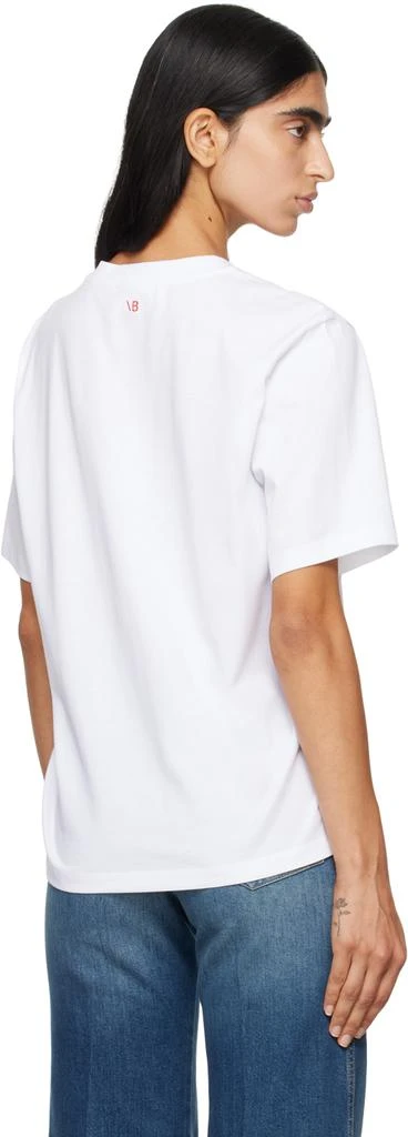 Victoria Beckham White 'David's Wife' Slogan T-Shirt 3