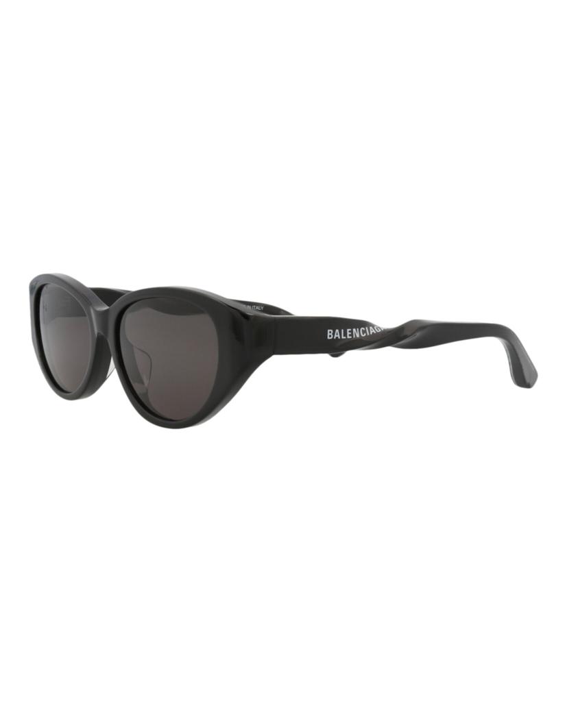 Balenciaga Round-Frame Recycled Acetate Sunglasses