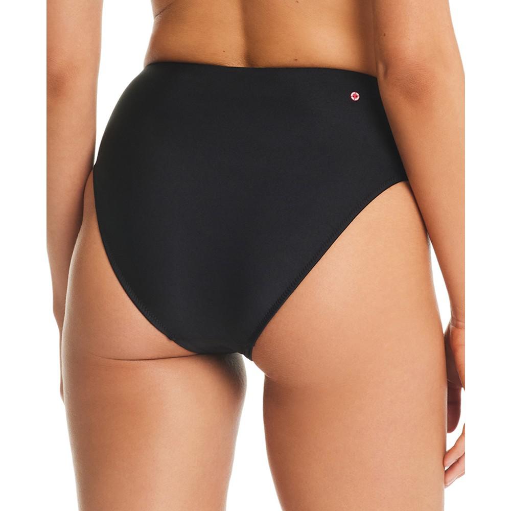 Red Carter Women's Belted High-Waist Bikini Bottoms