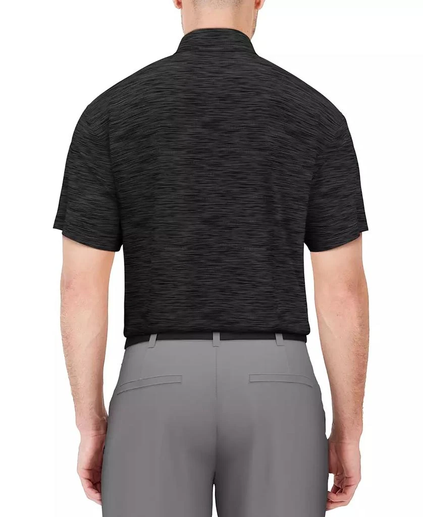 PGA TOUR Men's Short Sleeve Airflux Jaspe Golf Polo Shirt 2
