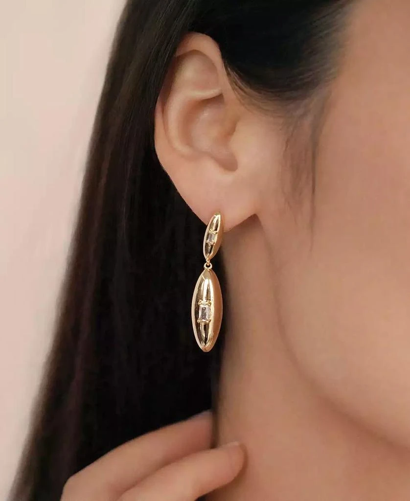 Ettika Jewelry Oval Dome Double Drop Earrings 5