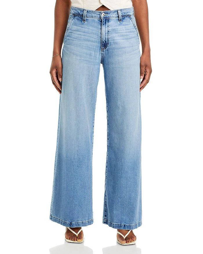 AG Stella Low Slung Palazzo Jeans in Dune 7