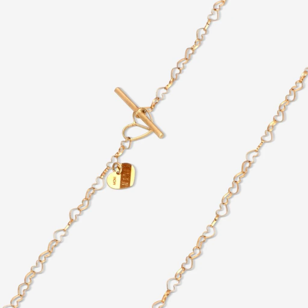 Nanis Nanis 18K Yellow Gold Diamond 
Mother of Pearl Pendant Necklace CS1-524 3