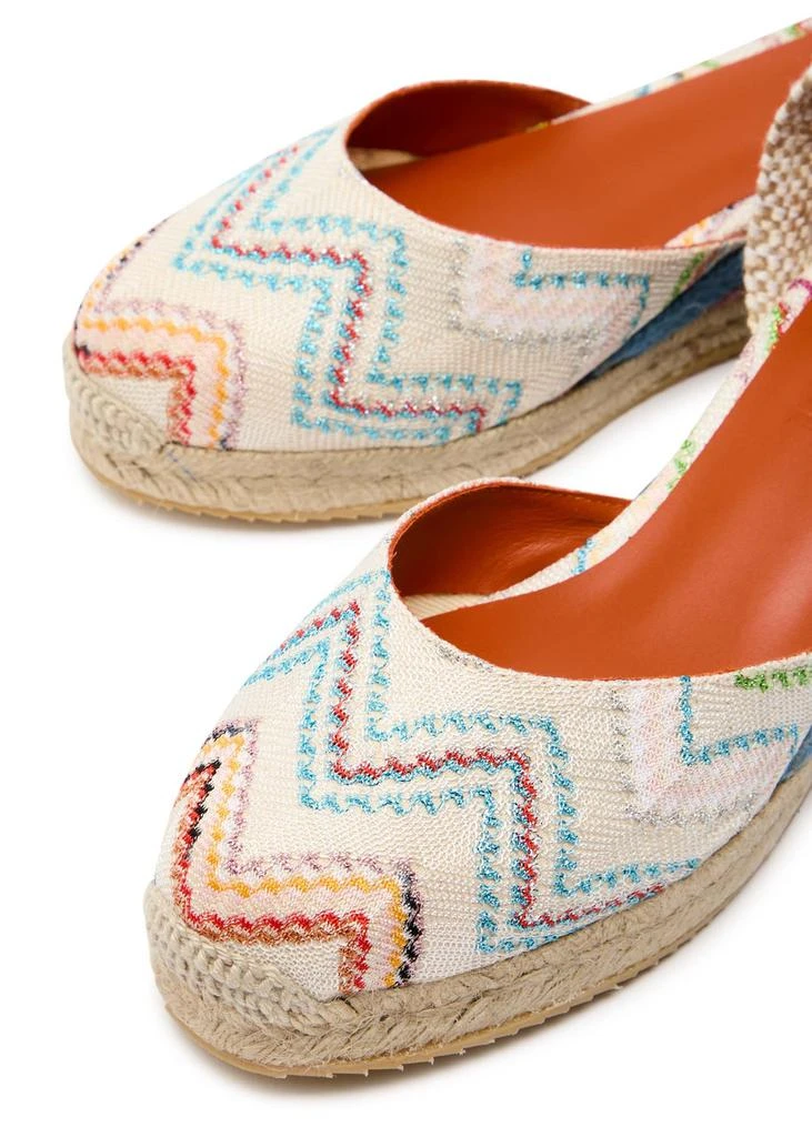 Missoni Eva 30 zigzag canvas wedge espadrilles 3