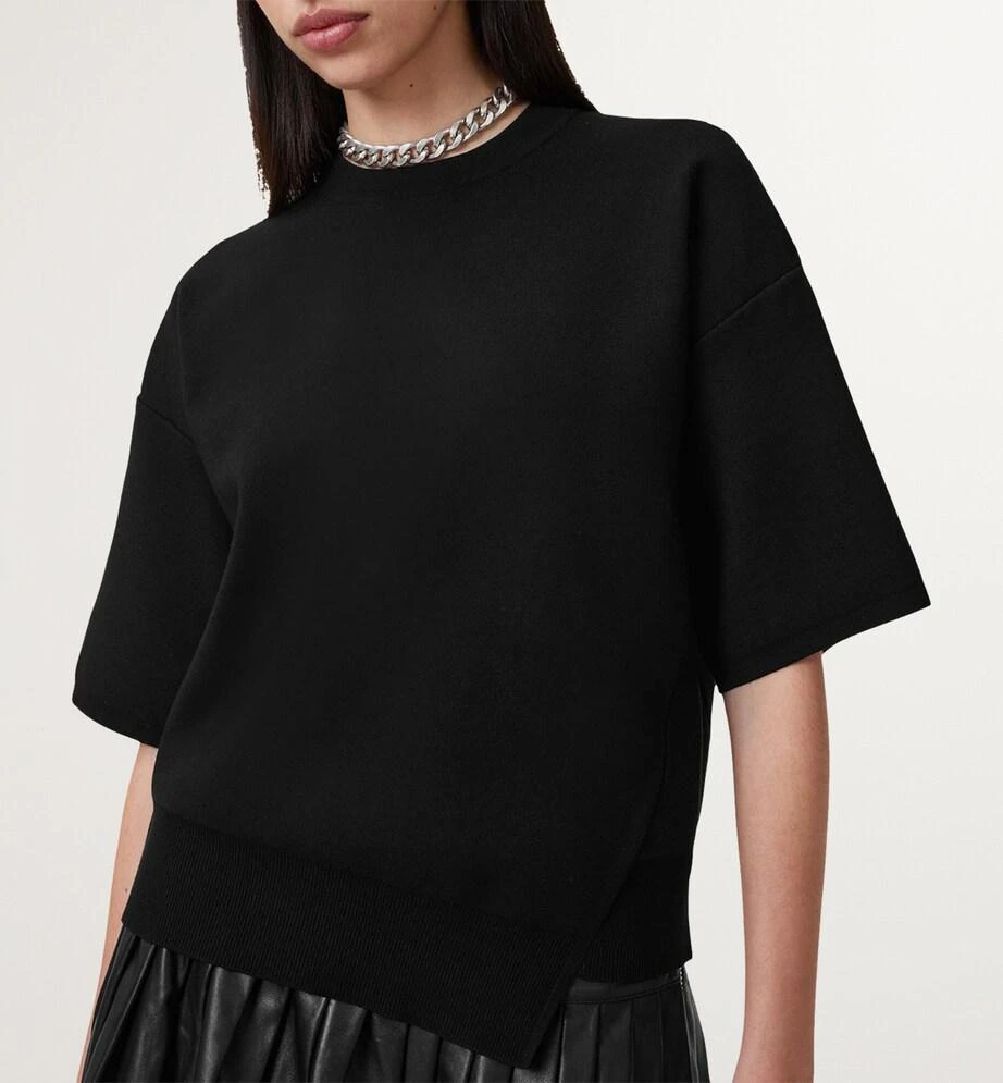 ALL SAINTS Knitted Remi T-Shirt 6
