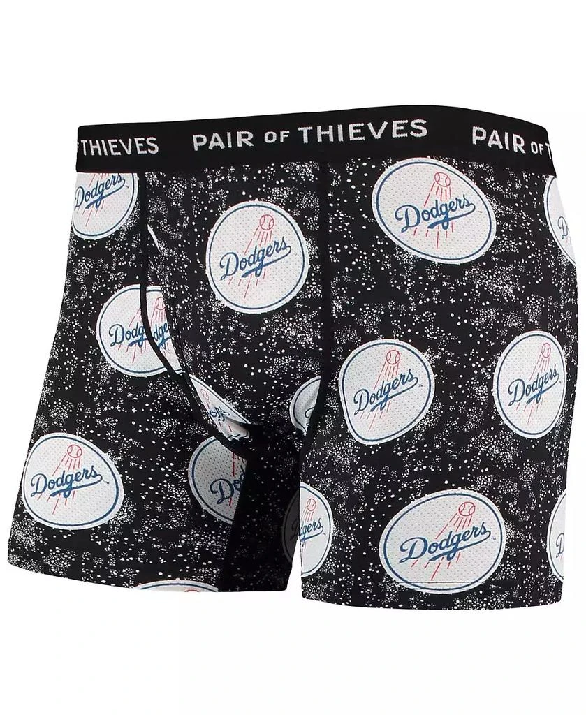 Pair Of Thieves Men's Royal, Black Los Angeles Dodgers Super Fit 2-Pack Boxer Briefs Set 4