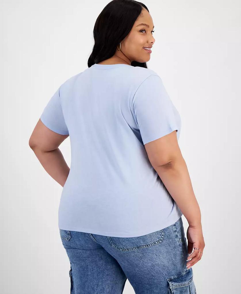 Rebellious One Trendy Plus Size New York Graphic T-Shirt