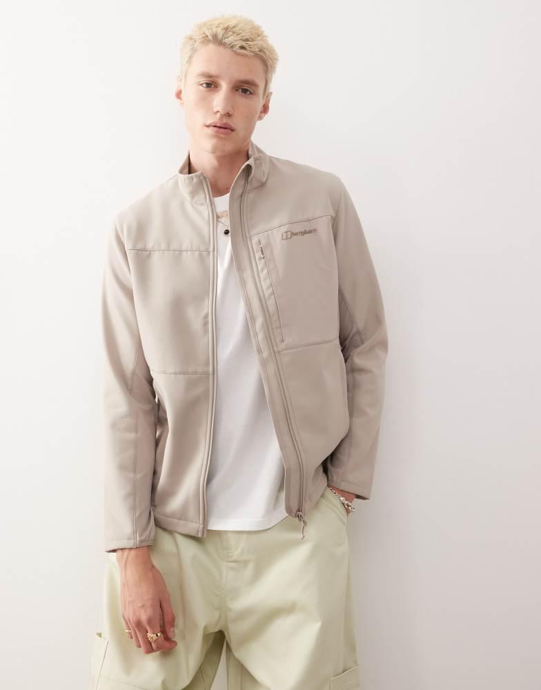 Berghaus Berghaus Jackets ghlas 3.0 softshell jacket in taupe
