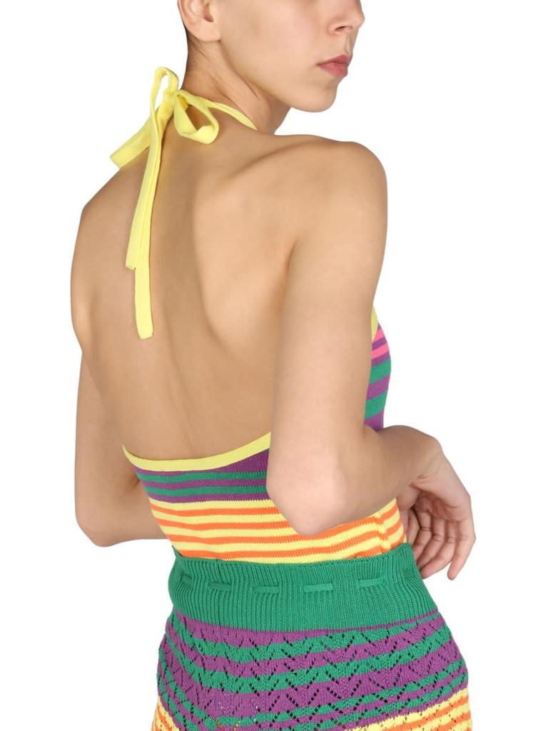 GALLO Striped Pattern Top