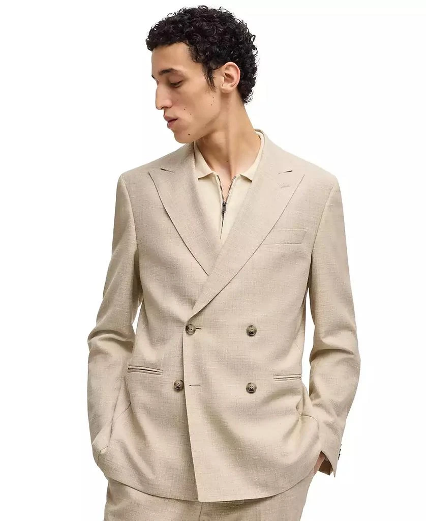 Hugo Boss Men's Patterned Tweed Two-Piece Suit 7