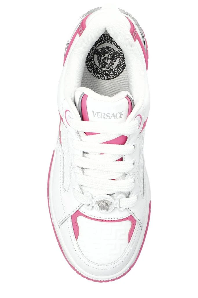Versace Versace Logo Detailed Lace Up Sneakers 4