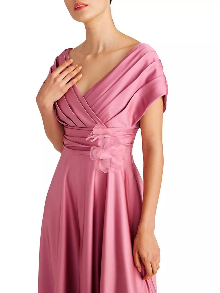 Theia Cecelia Draped A-Line Gown 6