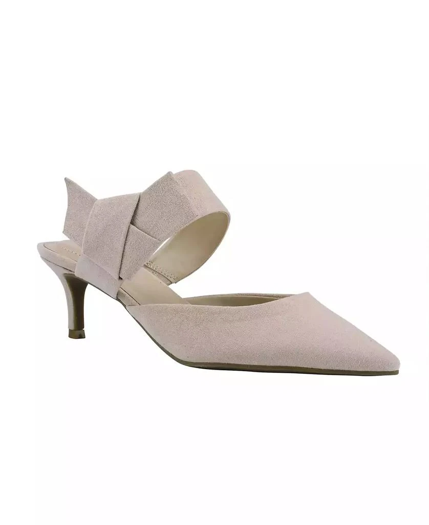 Bandolino Women's Millie Pointed Toe Kitten Heel Mules 1