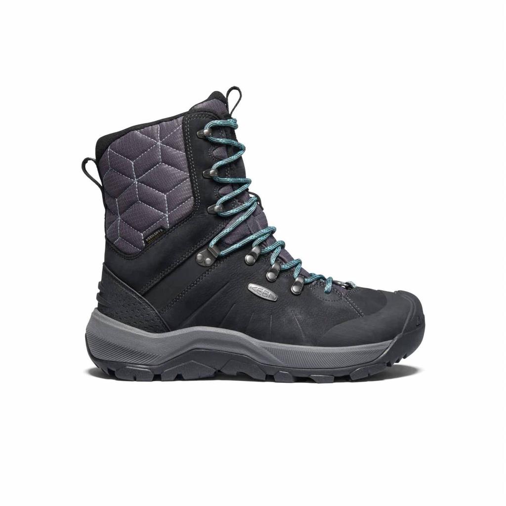 Keen Women’S Revel Iv High Polar Winter Boots In Black/north Atlantic