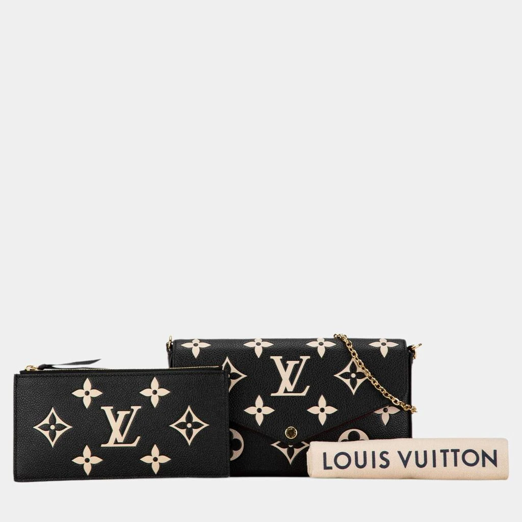 Louis Vuitton Louis Vuitton Black Monogram Empriente Bicolor Leather Pochette Felicie Shoulder Bag 8