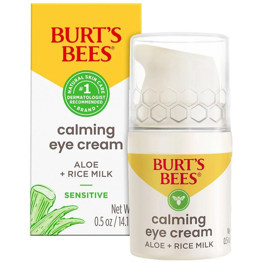 Burt's Bees Aloe + Rice Milk Calming Eye Cream for Sensitive Skin 6
