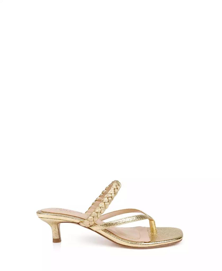 Badgley Mischka Women's Nadya Kitten Heel Sandals