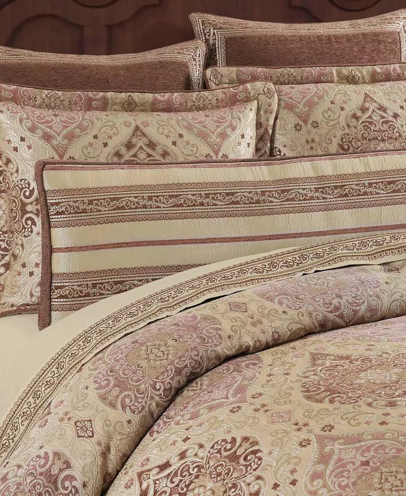 J Queen New York Weston Bolster Decorative Pillow, 15" x 52" 2