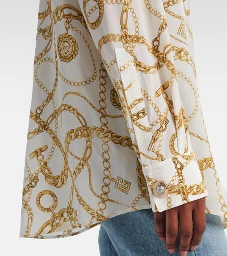 Balmain Chaînes silk shirt 5
