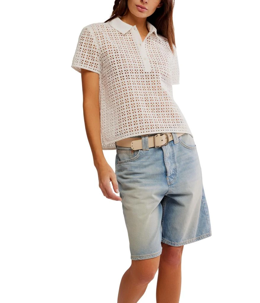 Free People Anna Eyelet Top 1