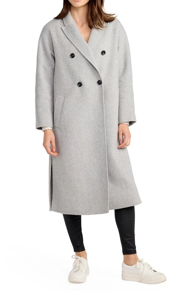Belle 
Bloom Guest List Oversized Double Breasted Wool Blend Coat