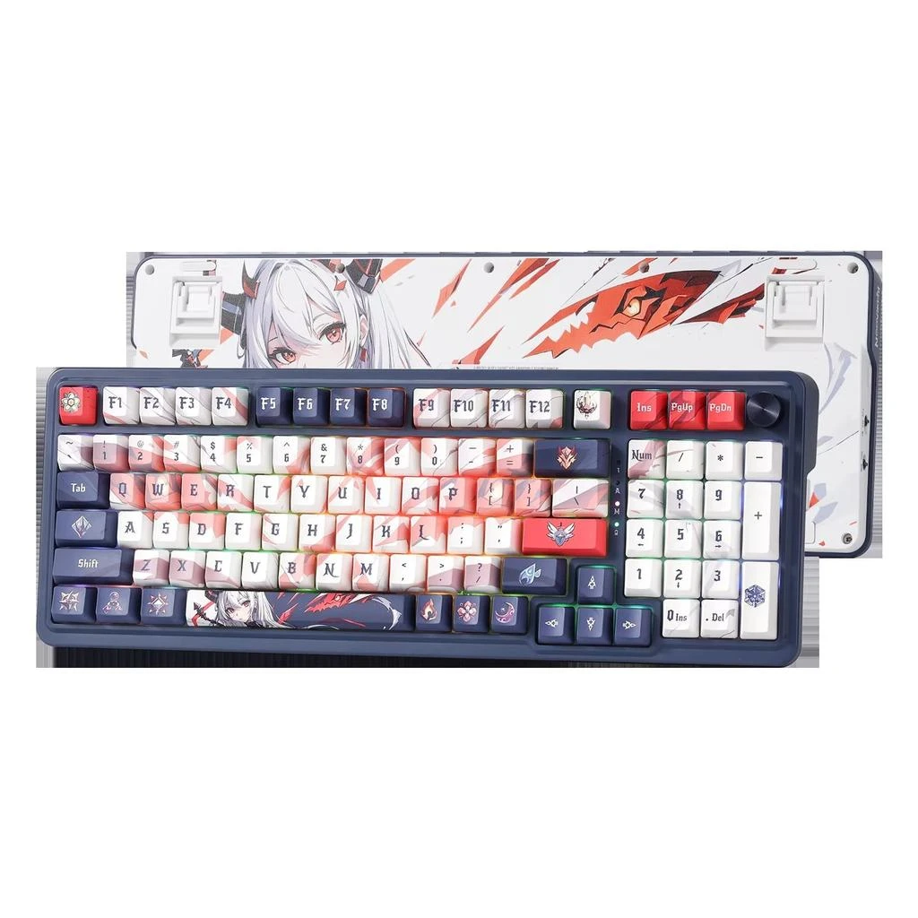 Redragon K686 PRO SE Wireless RGB Mechanical Keyboard - 98 Keys, Hot-Swap Ready, Anime-Inspired Design