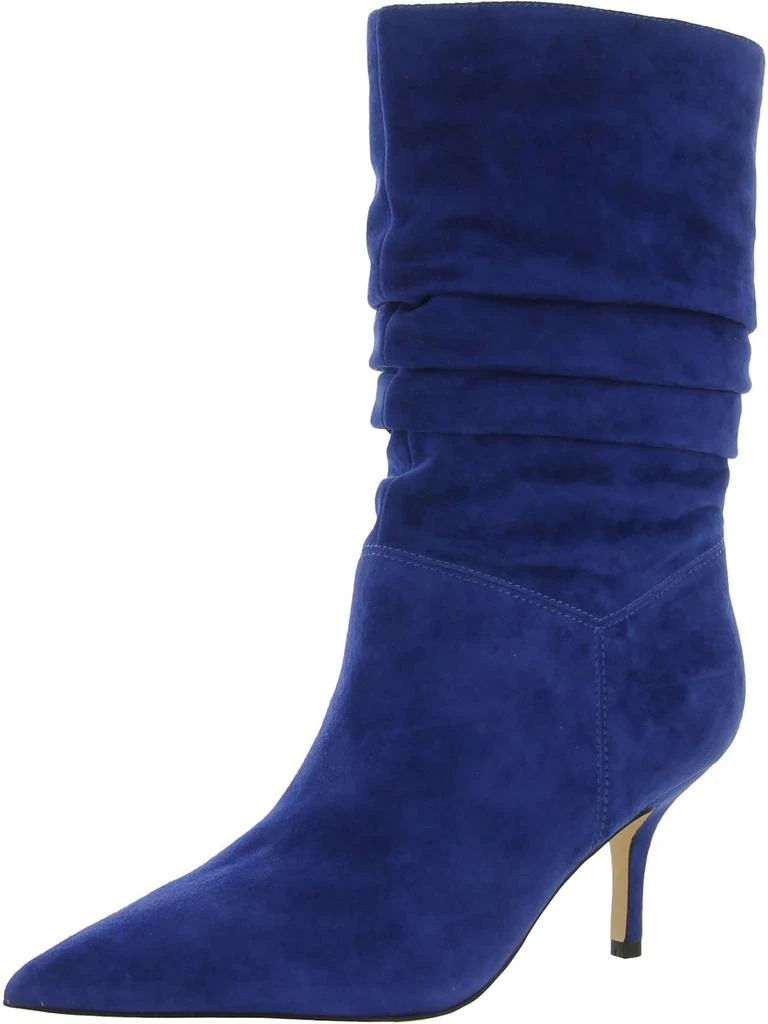 Nine West Mycki Womens Slouchy Pointed Toe Mid-Calf Boots 9