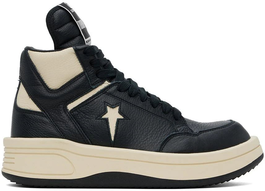 Rick Owens DRKSHDW Black Converse Edition TURBOWPN Mid Sneakers 1